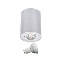 Led 5 Watt Decken Zylinder Leuchte Wohnraum Alu up Beleuchtung 1-flg