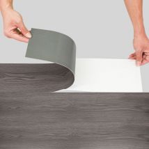 Vingo Bodenbelag Selbstklebend Oak Vinylboden ca. 1 m² Rutschfest Wasserfest 70 Dekor-Dielen für Fußbodenheizung