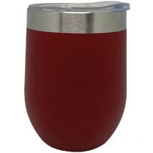 Hochwertiger Edelstahl Reisebecher 330ml: Genießen Sie Getränke unterwegs mit Stil und Langlebigkeit Rot