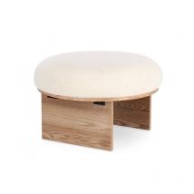 Hocker Annuska D.61x38.5h aus Stoff