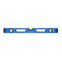 Högert Wasserwaage Aluminium 150 cm 0,5 mm Messgenauigkeit Korrosionsbeständig 3 Libellen