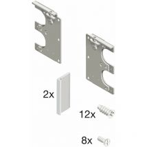 Cinetto - PS11 Höhenverstellbare Grundplatten für 2 Türflügel
