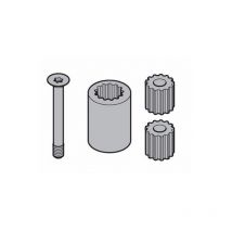 Hörmann - Wellenverlängerung für PortaMatic 30 mm silber 439494