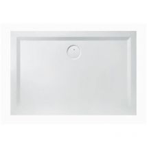 Mineralguss-Duschwanne Muna 1200x1000x30mm weiß 1200 x 1000 x 30 mm weiß