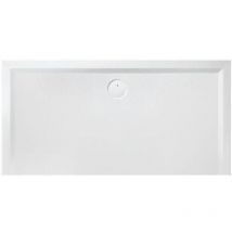 Mineralguss-Duschwanne Muna mit Antirutsch 1200 x 1000 x 30 mm weiß