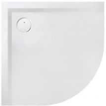 Viertelkreis-Duschwanne Muna mit Antirutsch 900 x 900 x 30 mm weiß
