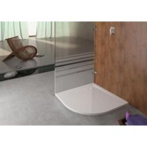 Hoesch - Piatto doccia a quarto di cerchio muna 800 x 800 x 30 mm bianco