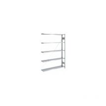 Estantería ensamblable amplia galvanizada altura 2000 mm