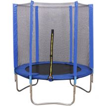Wyctin - Hofuton 5FT Trampoline avec Filet de Sécurité, Tapis de Saut, Tapis de Sécurité, Mini Trampolines pour Enfants Intérieur ou Extérieur (Bleu)