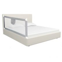 Hofuton Barrière de Lit Pliable pour Bébé/Enfant Barre de Lit Rabattable, Barrière de Protection Bébé Chambre à Coucher (Gris, 200 cm)