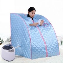 Wyctin - Hofuton Cabine de Sauna Vapeur Sauna Maison Portable Mobile Hammam et Sauna - Bleu