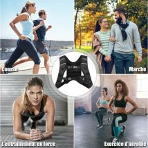 Hofuton Gilet De Course Gilet De Musculation 10kg - Noir