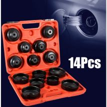 Hofuton Jeu de clés pour extraire les filtres à huile noir 65 - 93 mm