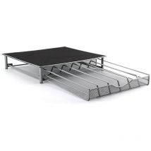 Wyctin - Hofuton Porte Capsule, Porte Dosette de Café, Support de Capsule, Rangement Tiroir pour 36 Capsule de Café Dolce custo, Gris