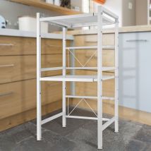 Wyctin - Hofuton Support Extensible en Métal Four à Micro-Ondes de Fourniture de Vaisselle Vaisselle de Stockage Compteur d'économiseur d'espace