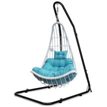 Wyctin - Hofuton Support Hamac Support Métallique pour Hamac Charge Maximum de 150KG Hauteur Réglable 200-250cm Noir