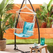 Wyctin - Hofuton Support pour fauteuil suspendu 215cm en acier pour accrocher balancelle et chaises suspendues 205109109cm