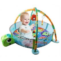 Hofuton Tapis de Jeux pour Bébé, Tapis d'éveil pour Enfants, Modèle Tortue, Dimensions: 85x56cm