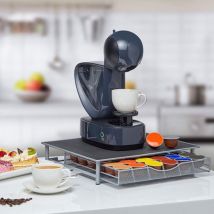 Hofuton Tiroirs à Capsules de Café 36 Pièces, Distributeur Moderne Support de Rangement Capsule pour Machine à Café avec Organisateur de Dosettes,