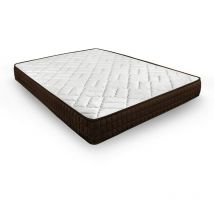 Hogar24 - es Materasso in Schiuma Visco-Brown con Doppio Strato Viscosoft, 150 x 180 cm, Marrone, 150X180