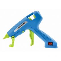 Bricoline - högert HT2C107 - Pistola de pegamento termofusible (159 x 190 mm), color azul y verde