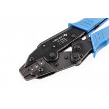 Hogert - högert technik Crimpzange de koax - 1,72 - 8,1 mm² - mit de Zwangssperre und de Druckeinstellung - Zange de Präzision für Kabelschuhe und