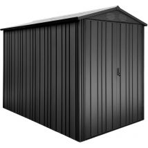 Hoggar - Caseta de Jardín Metálica 4,30m2 Pioneer Y50 – Columnas en v – Estructura Autoportante – Puertas Reforzadas – Cobertizo Exterior