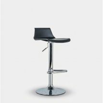 Höhenverstellbarer Barhocker Aus Polypropylen Und Metall Für Küche Und Bar Niko - Schwarz