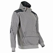 Hoher Kragen Jogging Kapuzenpullover mit Reißverschluss LMA Grau 8079 cyber T.3