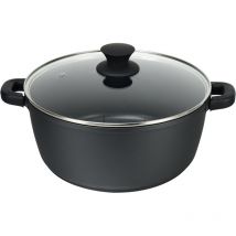 Hoher Schmortopf Aus Schwarzem Xylán-gussaluminium, 32 Cm