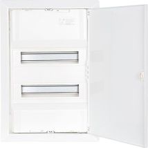 Hohlwand-kleinverteiler Jumbo, 2-reihig 24+4 Module Schraubklemme