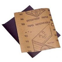 Pliego lija agua impermeable 280 , Pliego de papel de lija impermeableDimensiones pliego 230x280mmGrano 280Carburo de silicioPara operaciones de