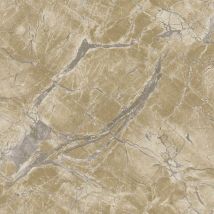 Holden Decor - Portoro Marble Beige Silver Wallpaper Metallic Paste The Wall