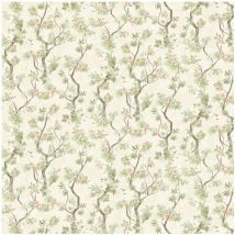 Holden Folia Cream Pink Vinyl Tree Blossom Wallpaper Modern Paste The Wall