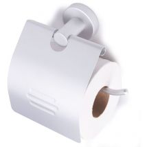 Portarotolo MSV Lugano' con supporto in alluminio 15,5 x 13,5 x 5 cm