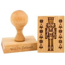 Holz-quetschblock Rechteck - Nussknacker-motiv - Patisse