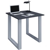 Holz Schreibtisch Bürotisch Lona U Alu