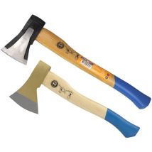 Holzaxt Beilchen mit Holz Spaltaxt im 2er Set