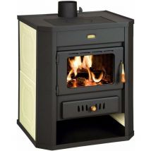 Prity - Holzofen für Zentralheizung. Festbrennstoffofen mit integriertem Boiler. Heizleistung 65 + 15kw. wd W15 Modell