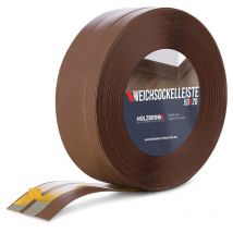 Plinthe Souple Autoadhésive Gris Clair Plinthe pliable, 32x23 mm, 15 m - Holzbrink