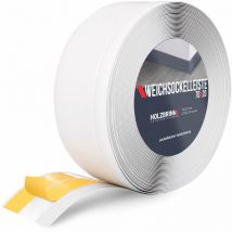 Plinthe Souple Auto-Adhésive Blanche Plinthe Cassée pvc, 70x20 mm, 25 m - Holzbrink