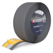 Plinthe Souple Auto-Adhésive de Couleur Graphite Plinthe Cassée pvc, 70x20 mm, 5 m - Holzbrink