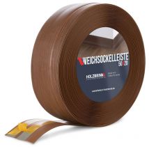 Plinthe Souple Autoadhésive Chène Foncé Plinthe pliable, 50x20 mm, 25 m - Holzbrink