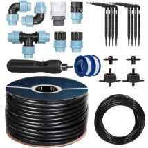 Holzbrink - Start Set Gewächshaus Bewässerung Bewässerungssystem Inkl. 15 M Ldpe Verlegerohr 20 Mm, 2x Tropfer 4l/h, Htb-09-s-15