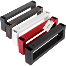 HOLZBRINK Support mural pour plan suspendu, équerre pour plan vasque, support de fixation pour salle de bain, porte-serviette murale 400x150 mm