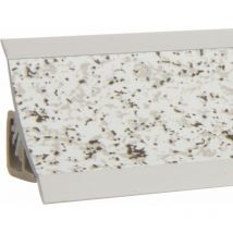 Holzbrink - Küchenabschlussleiste Granit hell Küchenleiste pvc Wandabschlussleiste Arbeitsplatten 23x23 mm 150 cm