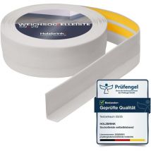 Holzbrink Weichsockelleiste Selbstklebend Pvc 50x20mm, 2,5 M Küchenleiste Arbeitsplatte Abschlussleiste Selbstklebend Für Badezimmer Farbe: Aschgrau