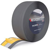 Holzbrink Weichsockelleiste Selbstklebend Pvc 70x20mm, 100 M (4x25m) Küchenleiste Arbeitsplatte Abschlussleiste Selbstklebend Für Badezimmer Farbe: 