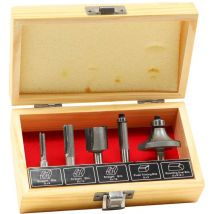 Oberfräsen Satz Holzfräser Aufsatz Nuten Abkanten Nutfräse Set 5 teilig