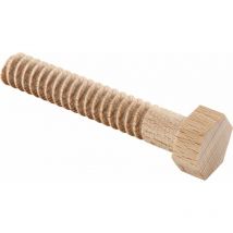 6-Kant Gewindeschraube 15x100mm, Gewindelänge 80mm